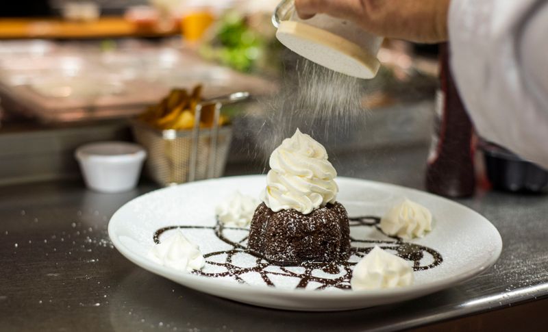 Chocolate Lava Cake dessert Marcos